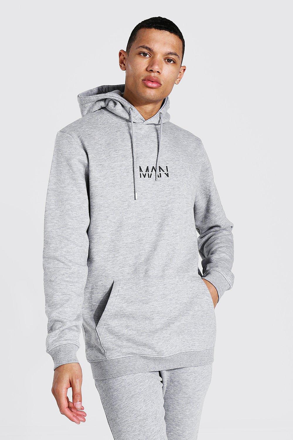 Grey man online hoodie